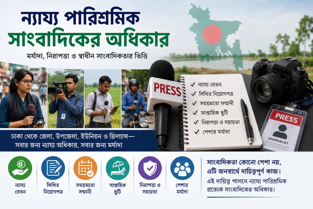 সাংবাদিকের অধিকার জানুন (পর্ব–১)