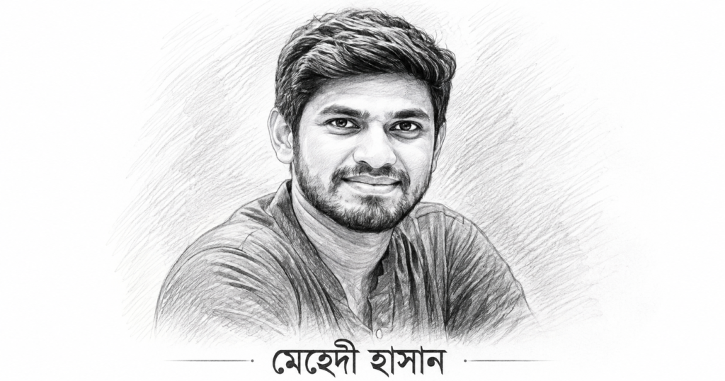 সাংবাদিক মেহেদী হাসান: নিহতের দুই বছর পরও বিচার, জবাবদিহি ও পরিবারের অনিশ্চয়তা